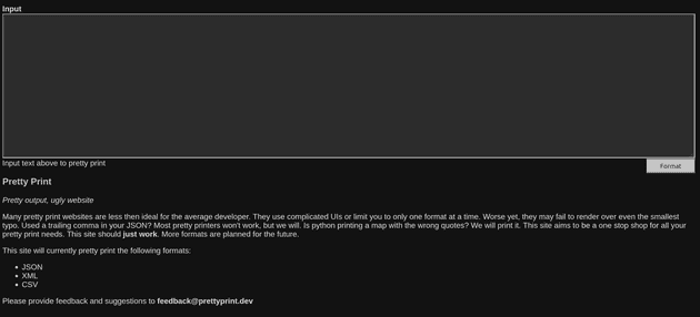 First Version of prettyprint.dev