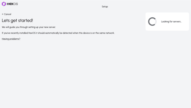 HexOS cannot find my NAS
