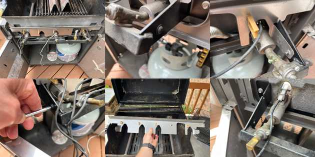 Removing the internal cover in order to access the electrodes