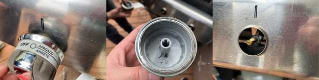 Removing the Burner Control Knobs