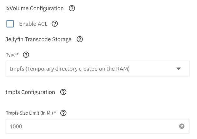 Jellyfin using RAM for transcoding